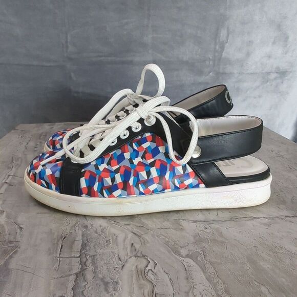 Sam Edelman Shoes - Circus Sam Edelman Murray Size 6.5M Slip On Slingback Snap Sneaker Mules Sandals